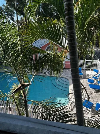 a view of outdoor from balcony