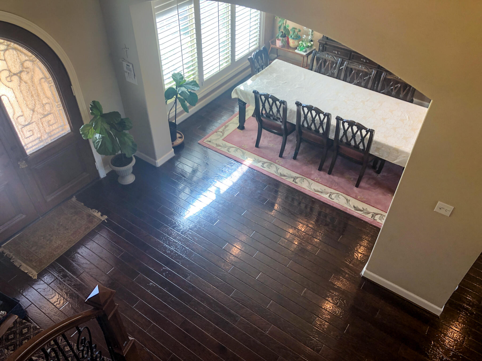 5502 156th Street Lubbock, TX 79424 - Photo 13 of 37 a view of an entryway with wooden floor