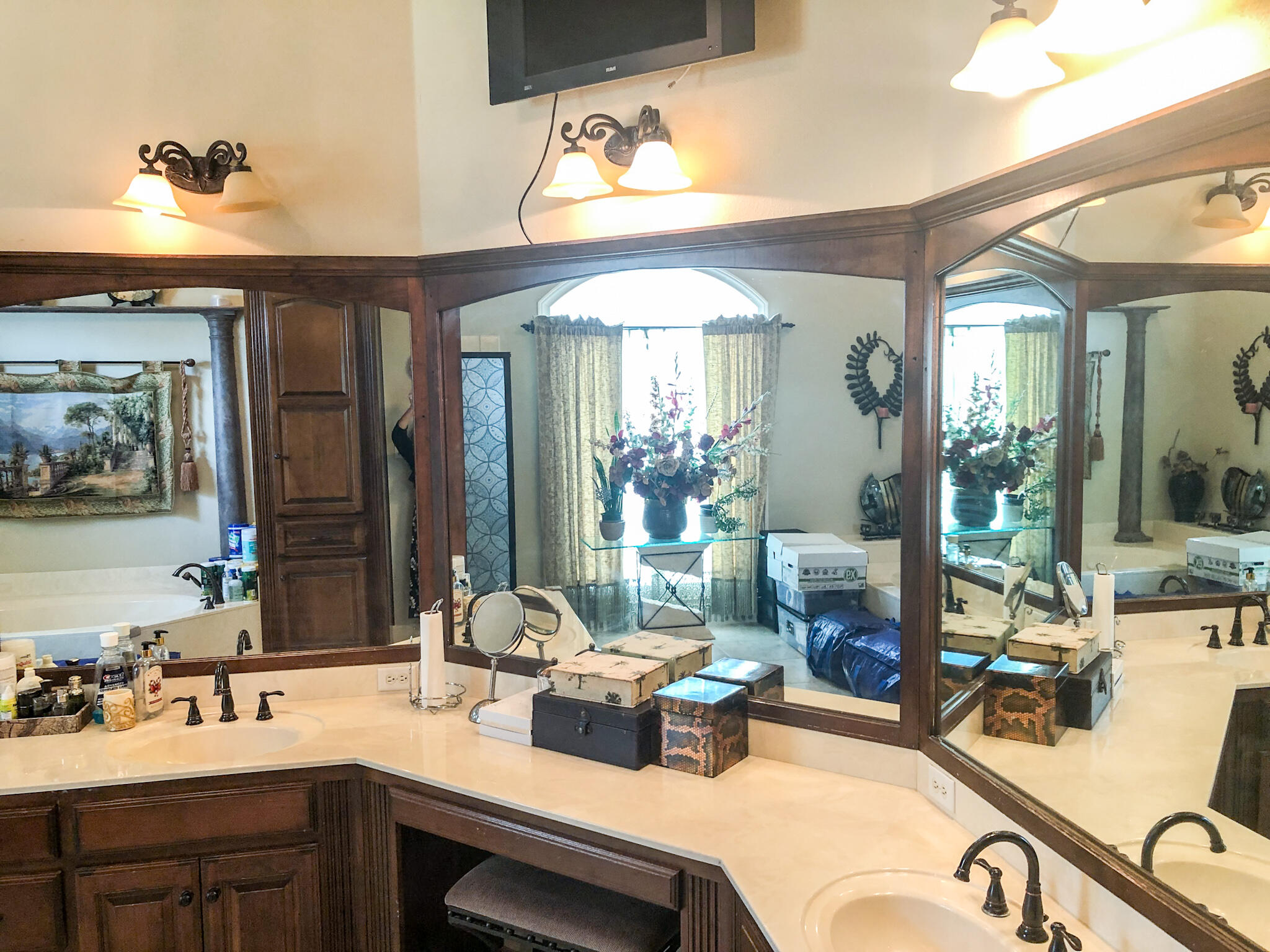 5502 156th Street Lubbock, TX 79424 - Photo 27 of 37 a room with a sink and view of living room