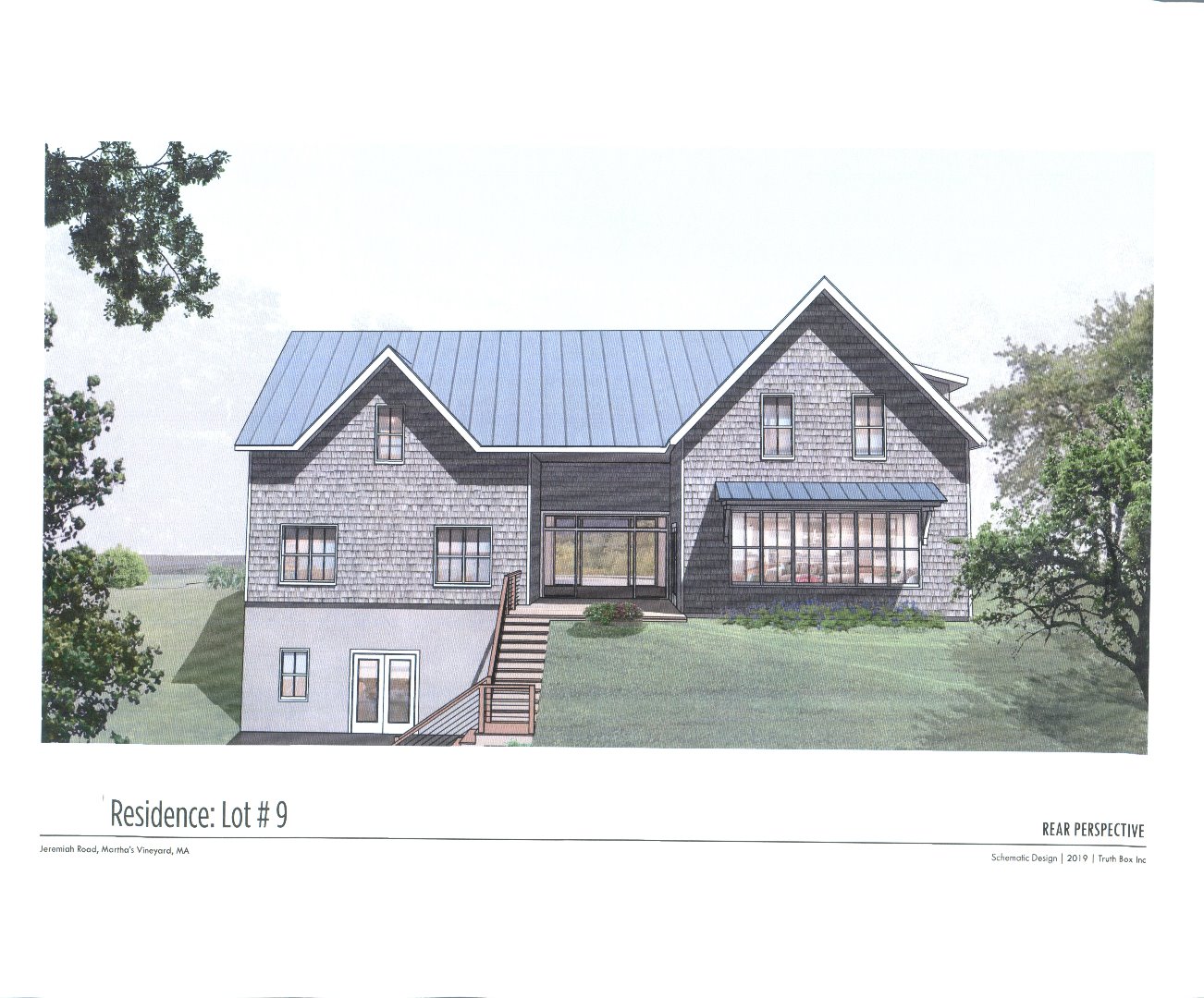 37-39 Jeremiah Road Edgartown, MA 02539 - Photo 3 of 11 a black and white photo of a house in the background