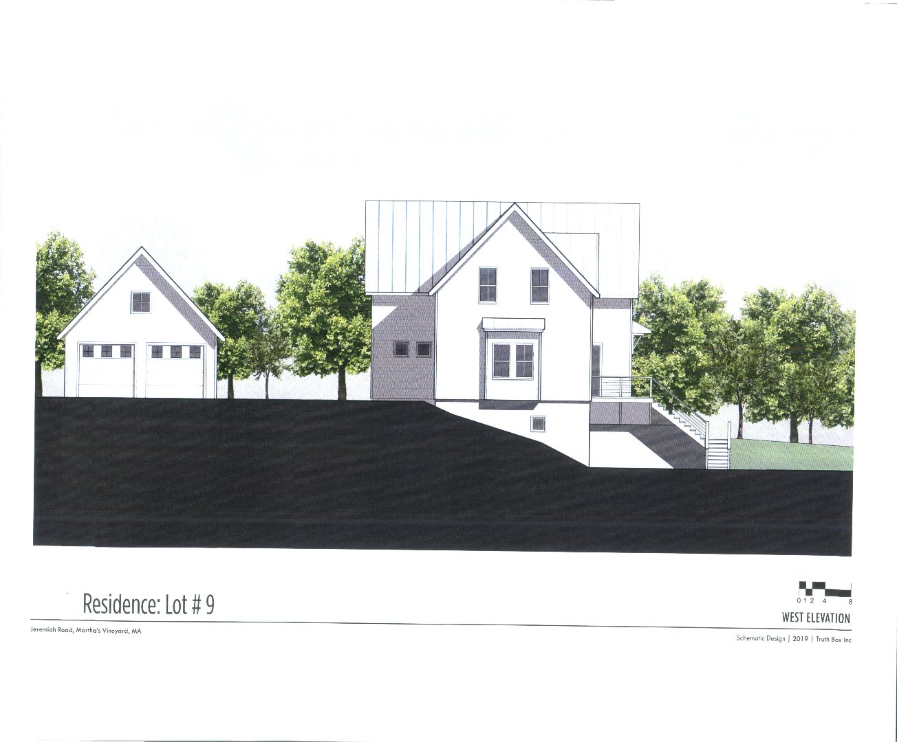 37-39 Jeremiah Road Edgartown, MA 02539 - Photo 9 of 11 a black and white photo of a house