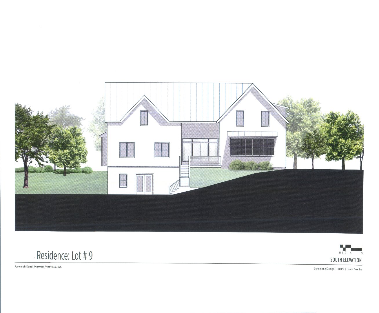 37-39 Jeremiah Road Edgartown, MA 02539 - Photo 10 of 11 a black and white photo of a house