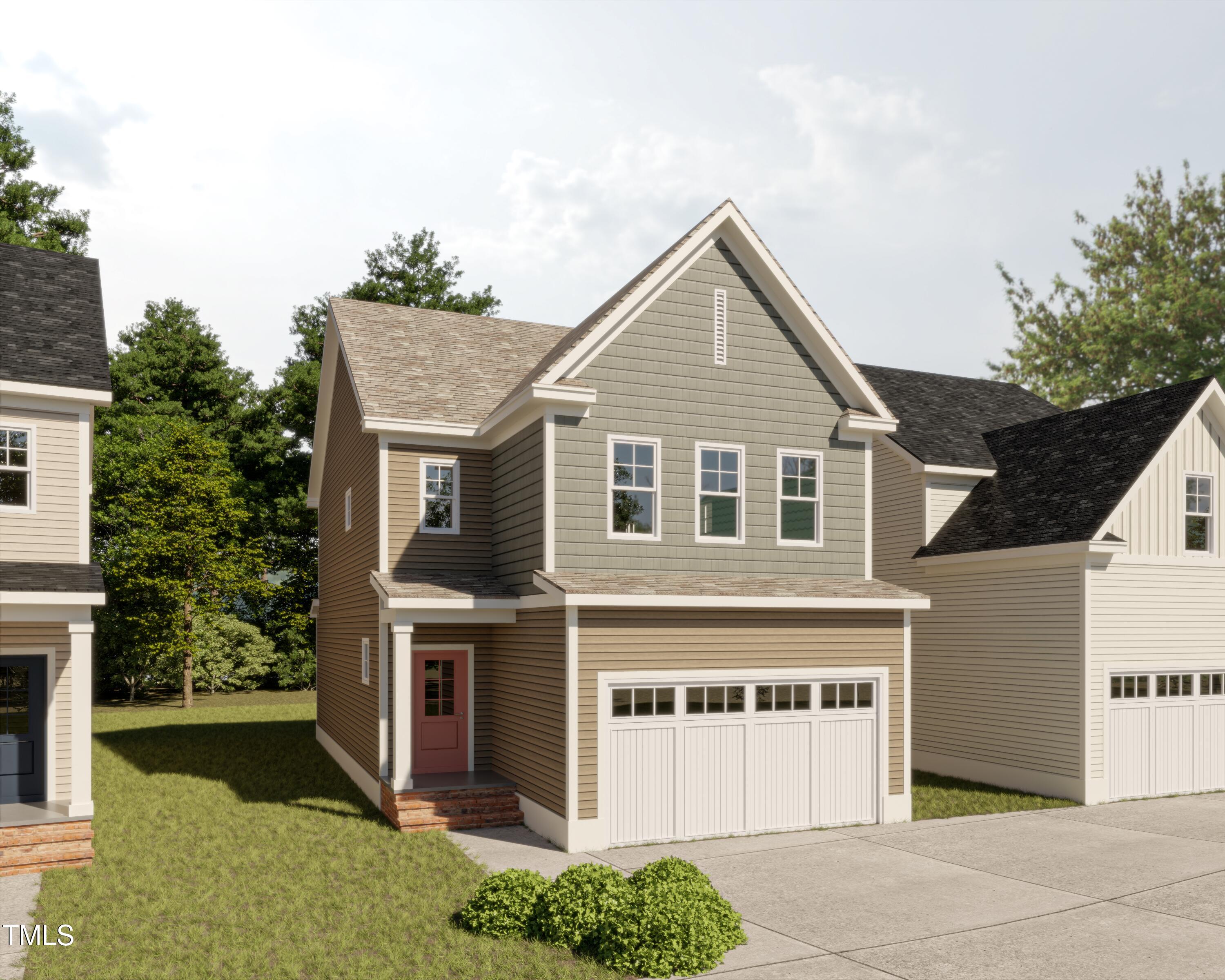 1036 Harper Road Raleigh, NC 27603 - Photo 21 of 22 a view of a house with a yard and garage