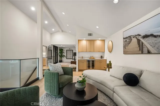 a kitchen with a cabinets and window