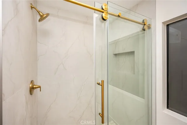 a view of a building from a balcony