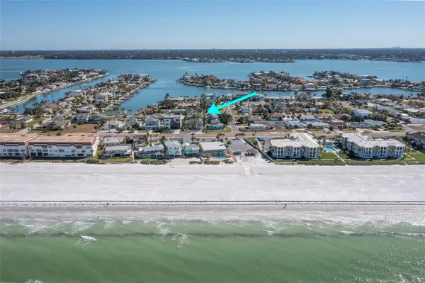 a view of a city and an ocean view