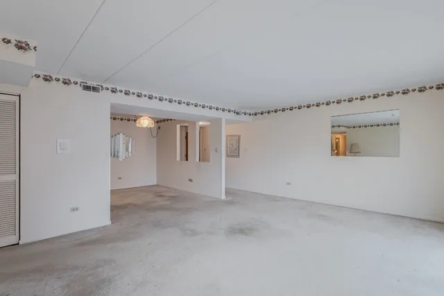 a view of an empty room