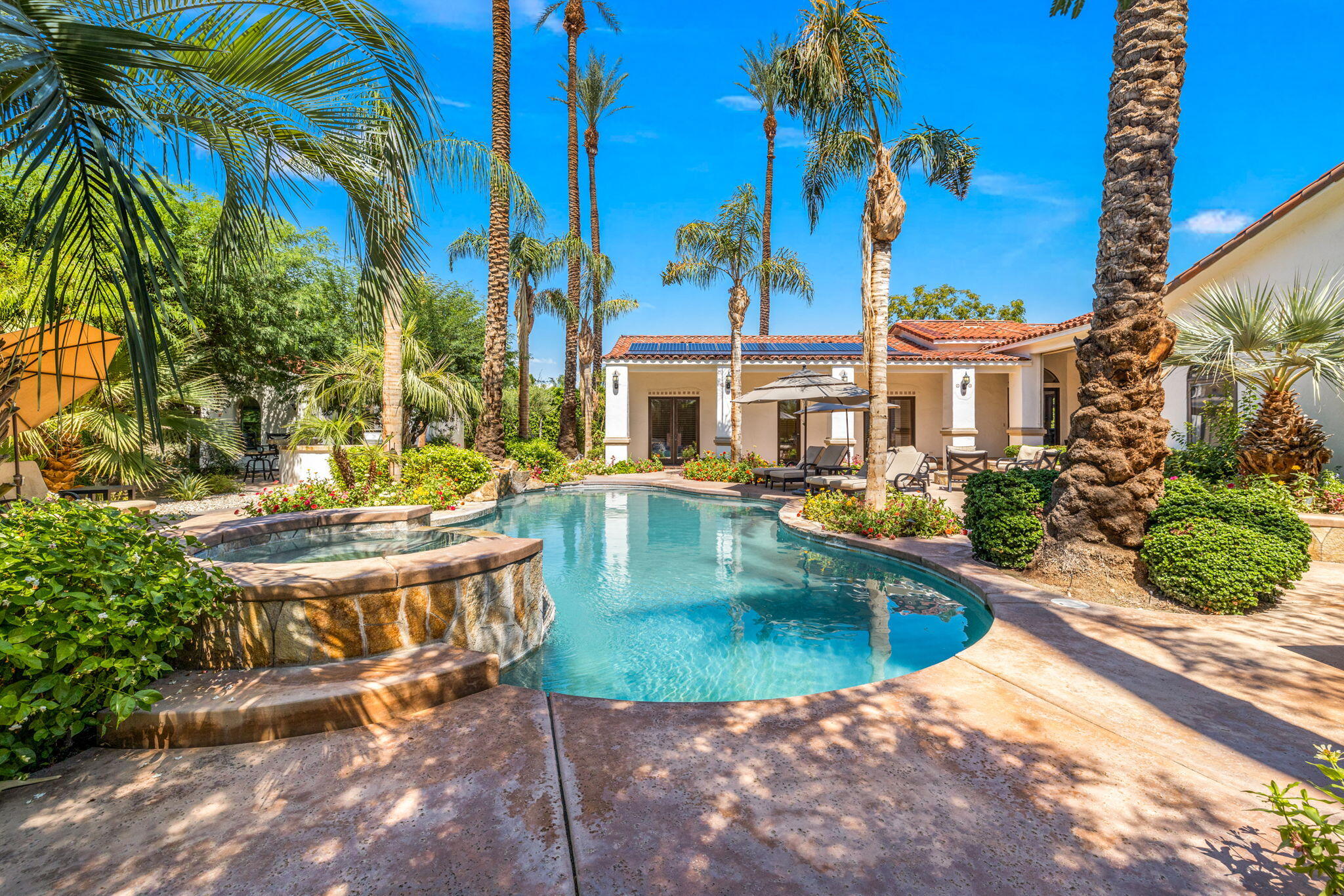 72033 Clancy Lane Rancho Mirage, CA 92270 - Photo 76 of 83 a view of a house with swimming pool