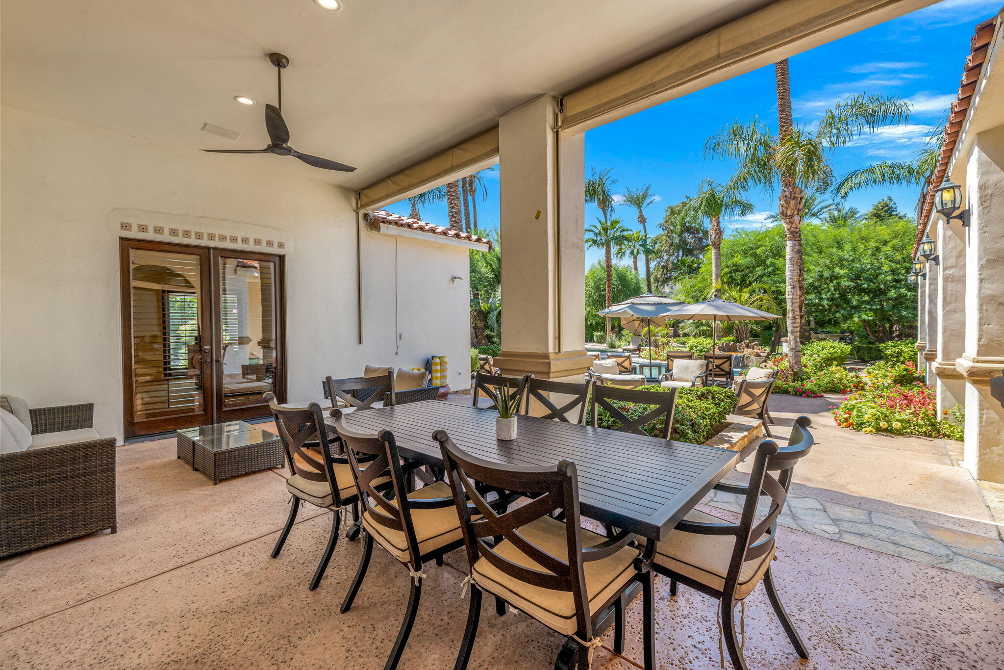 72033 Clancy Lane Rancho Mirage, CA 92270 - Photo 80 of 83 a view of a dining room with furniture window and outside view