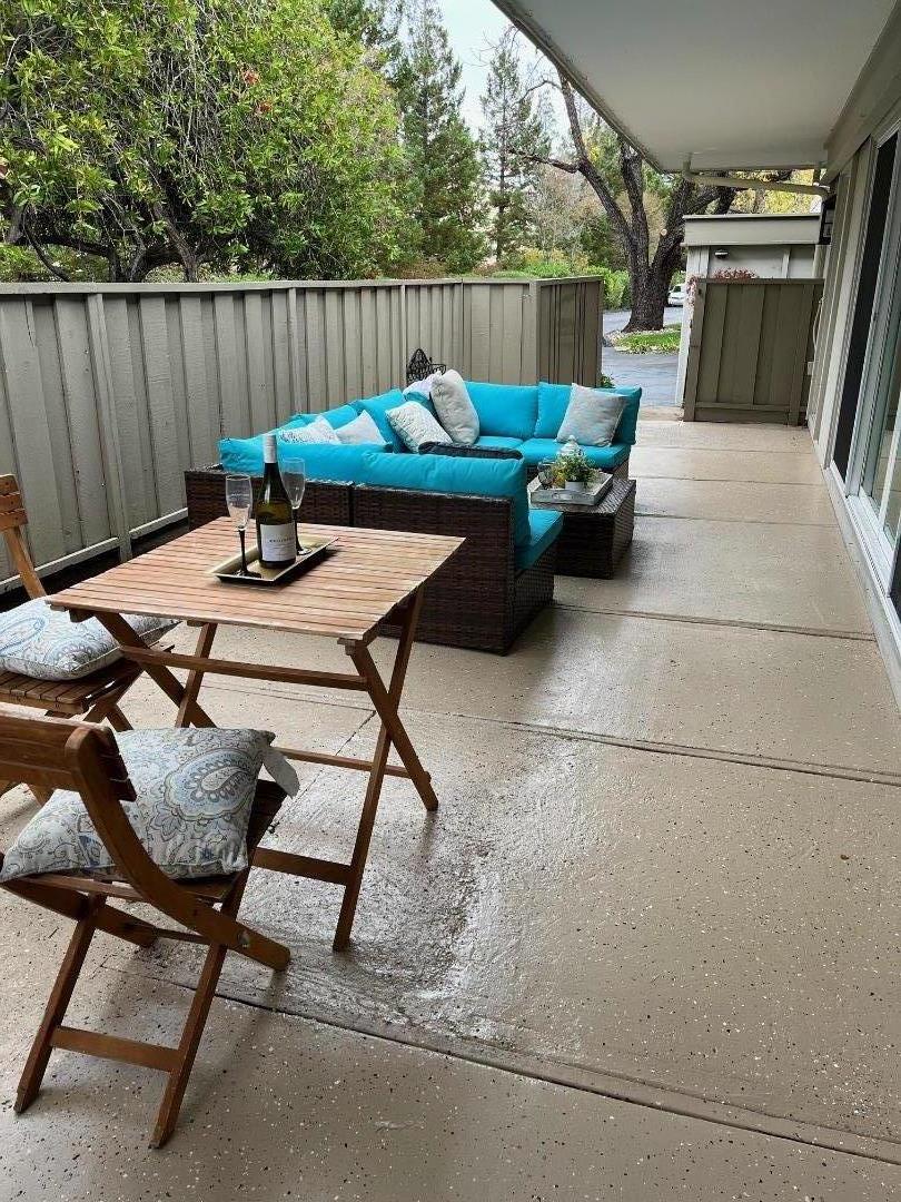 8 Los Altos Square Los Altos, CA 94022 - Photo 14 of 53 a backyard of a house with table and chairs