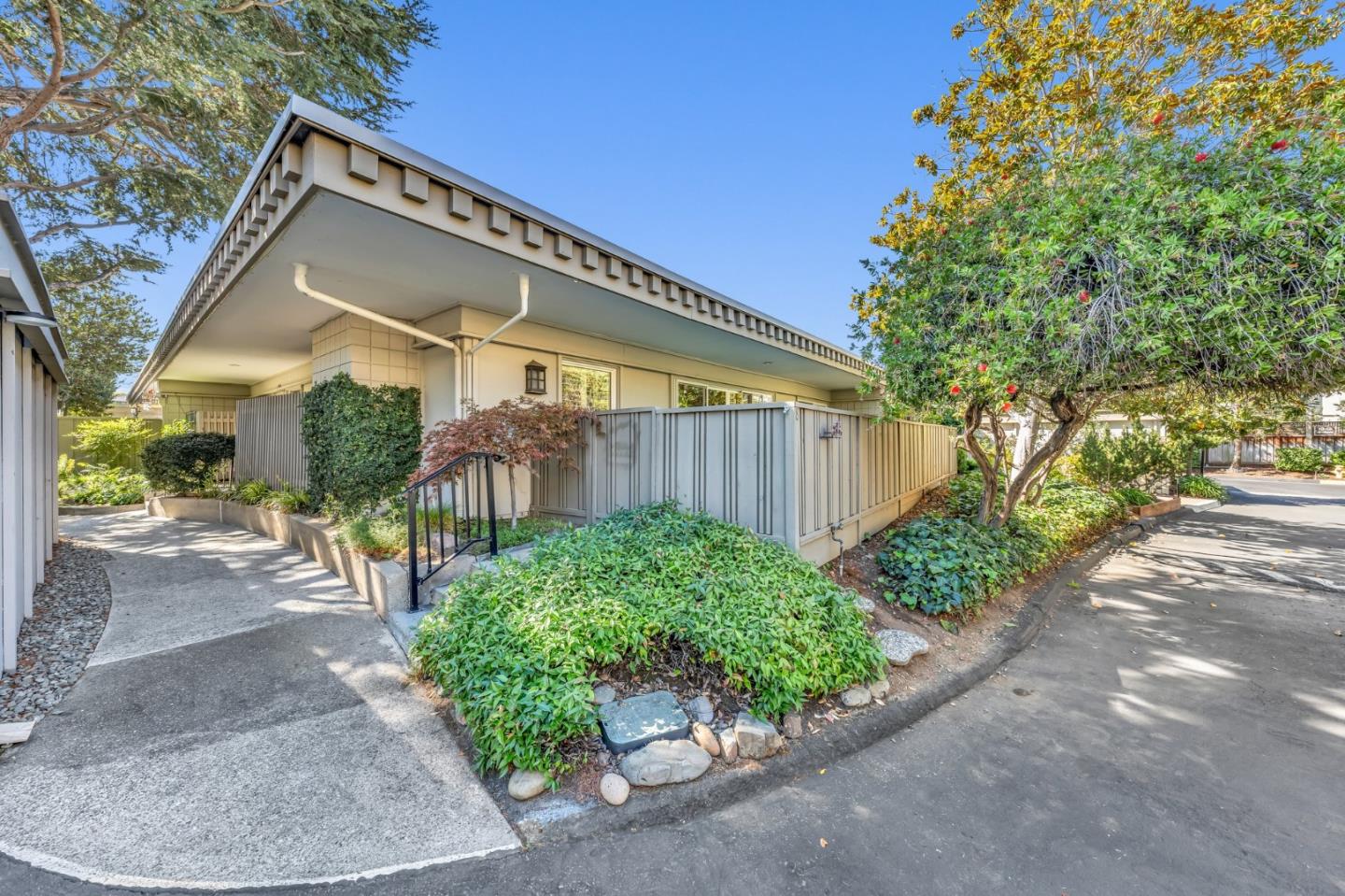 8 Los Altos Square Los Altos, CA 94022 - Photo 3 of 53 a view of a house with a yard and plants