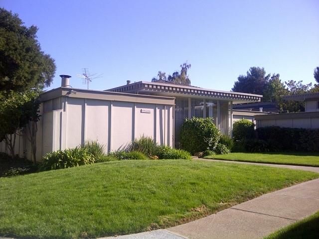 8 Los Altos Square Los Altos, CA 94022 - Photo 35 of 53 a view of a house with a yard and potted plants