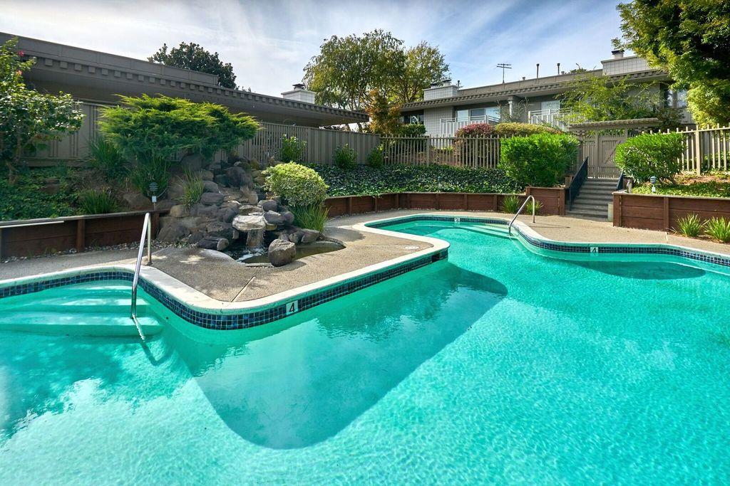8 Los Altos Square Los Altos, CA 94022 - Photo 49 of 53 a view of a chair and table in the garden