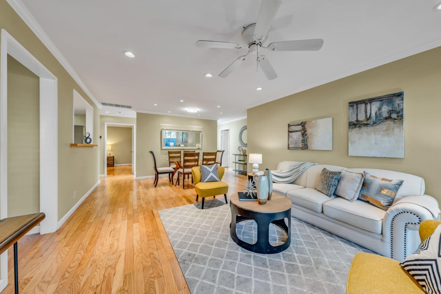 8 Los Altos Square Los Altos, CA 94022 - Photo 6 of 53 a living room with furniture and wooden floor