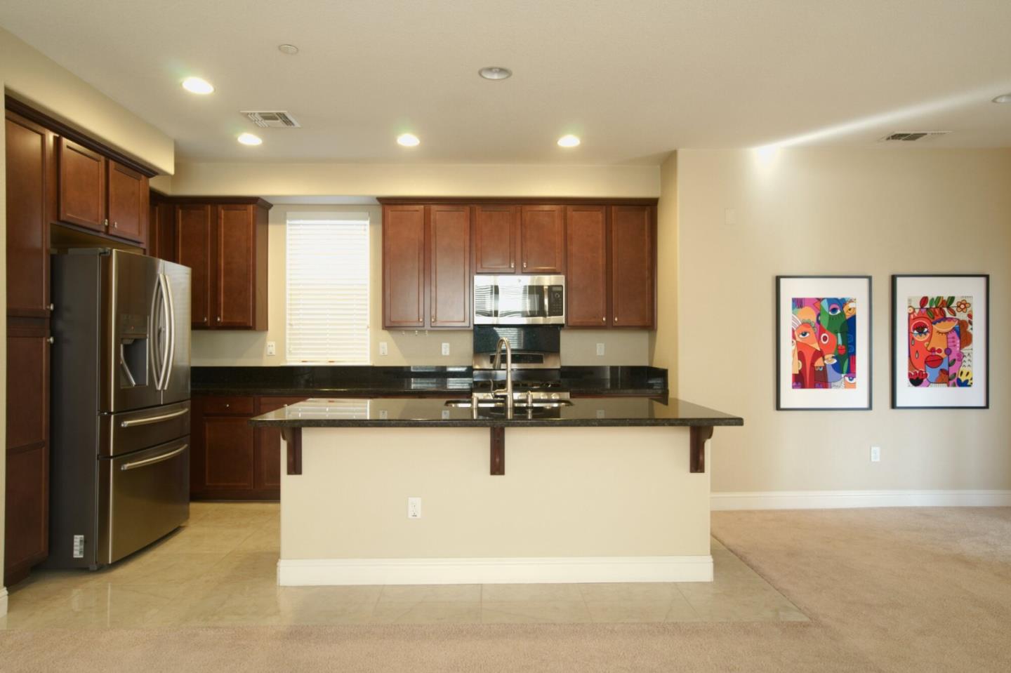 1579 Canal Street Milpitas, CA 95035 - Photo 12 of 36 a kitchen with stainless steel appliances granite countertop a sink and a refrigerator