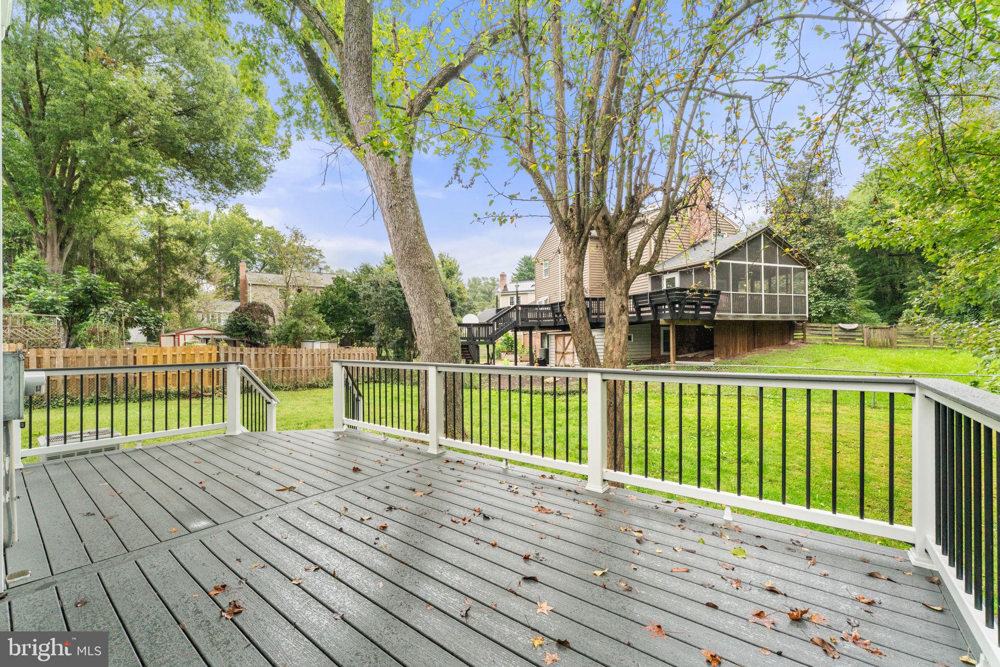 7009 Cold Spring Lane Alexandria, VA 22306 - Photo 27 of 30 a view of a house with wooden deck