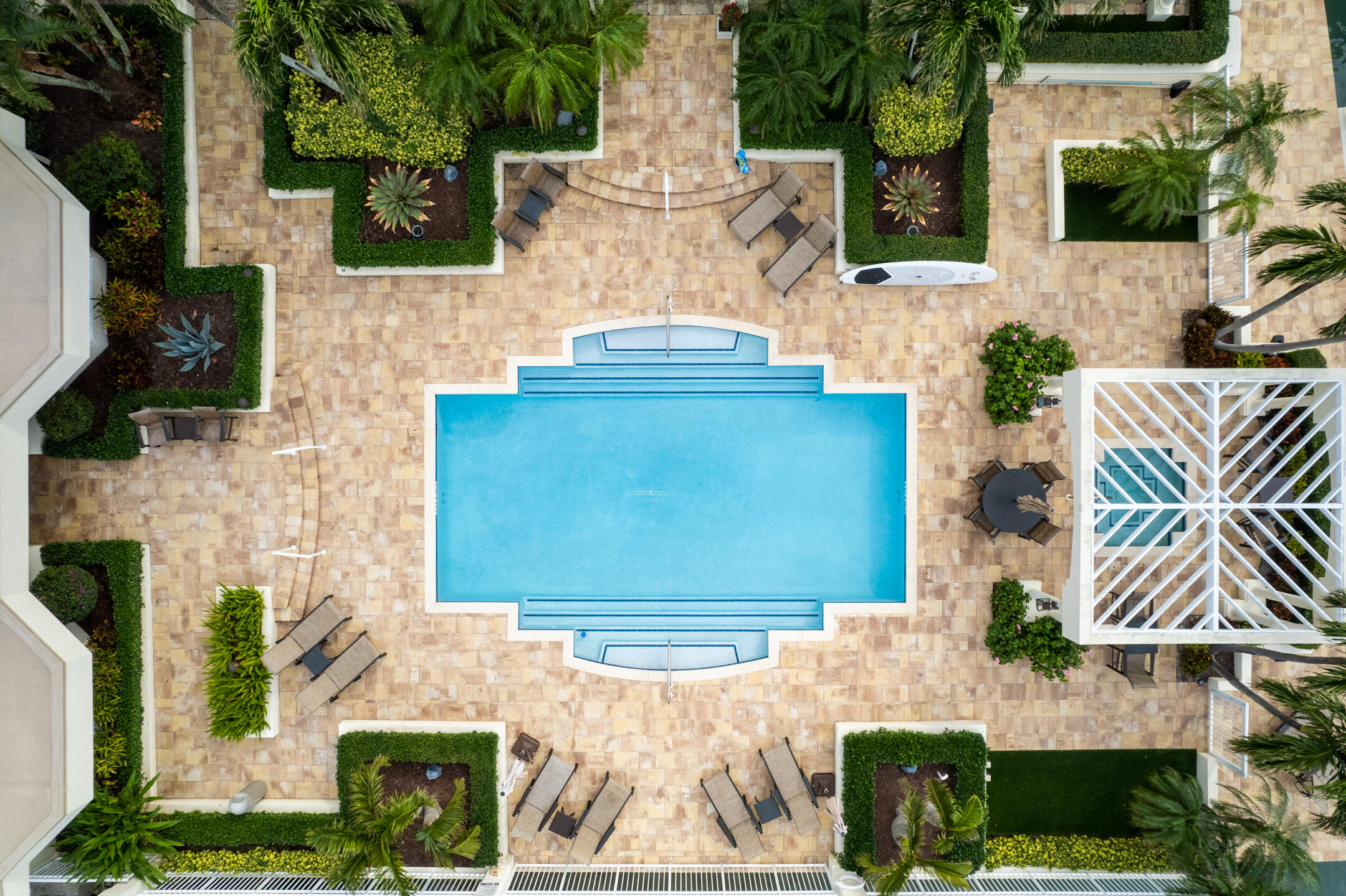 425 South Beach Road, Unit 2O Tequesta, FL 33469 - Photo 36 of 55 Aerial Pool