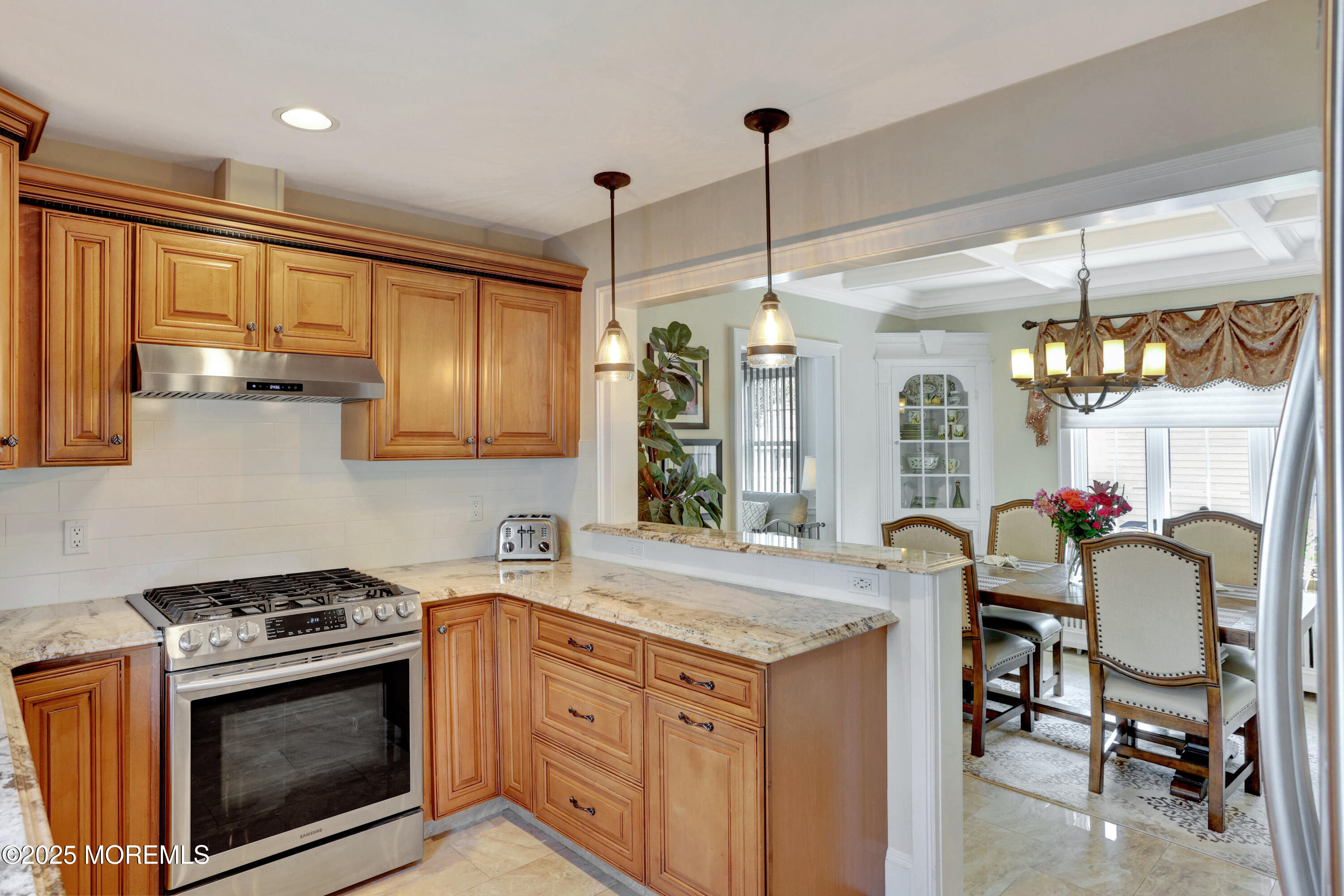 166 Grayson Avenue Hamilton, NJ 08619 - Photo 12 of 31 a kitchen with granite countertop a sink appliances and cabinets