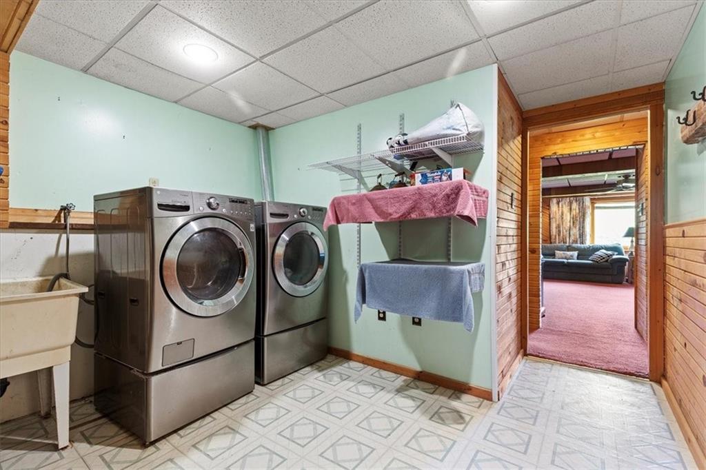 347 Lee Road Burgettstown, PA 15021 - Photo 31 of 48 a utility room with dryer and washer