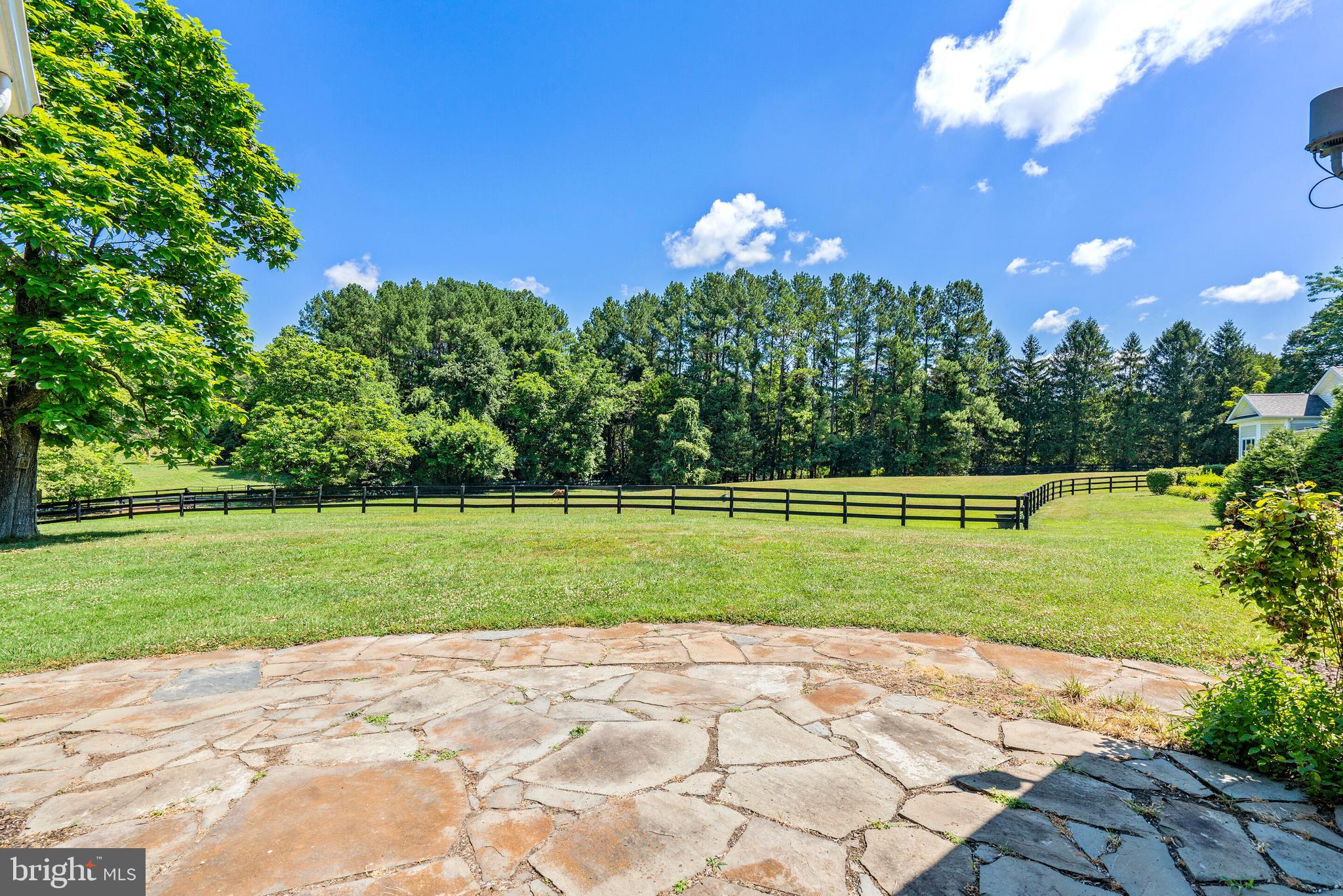9045 Springs Road Warrenton, VA 20186 - Photo 29 of 50 Stone patio with views of pasture