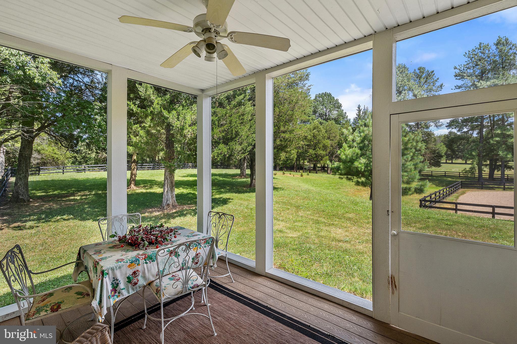 9045 Springs Road Warrenton, VA 20186 - Photo 39 of 50 Screened-in porch off of kitchen
