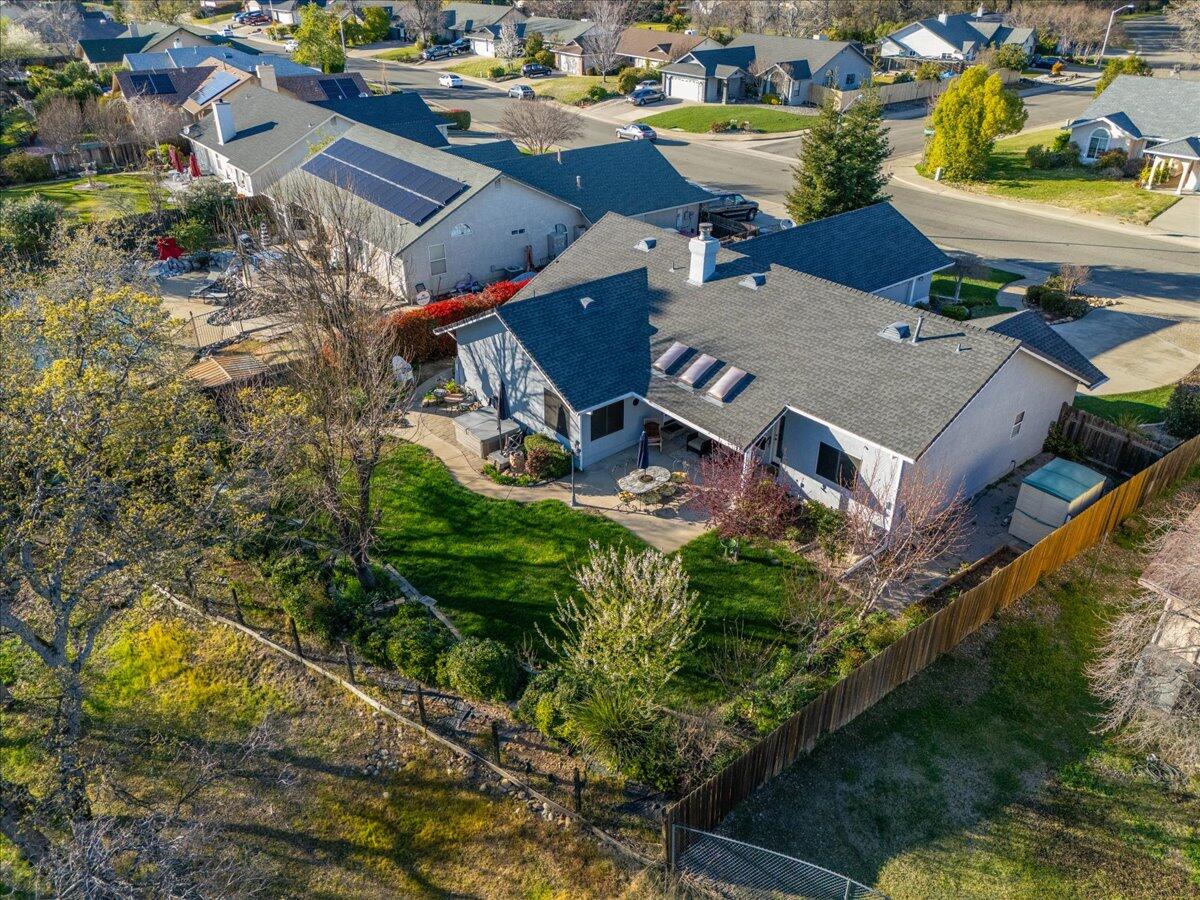 2995 Howard Drive Redding, CA 96001 - Photo 36 of 57 an aerial view of a house with a ocean view