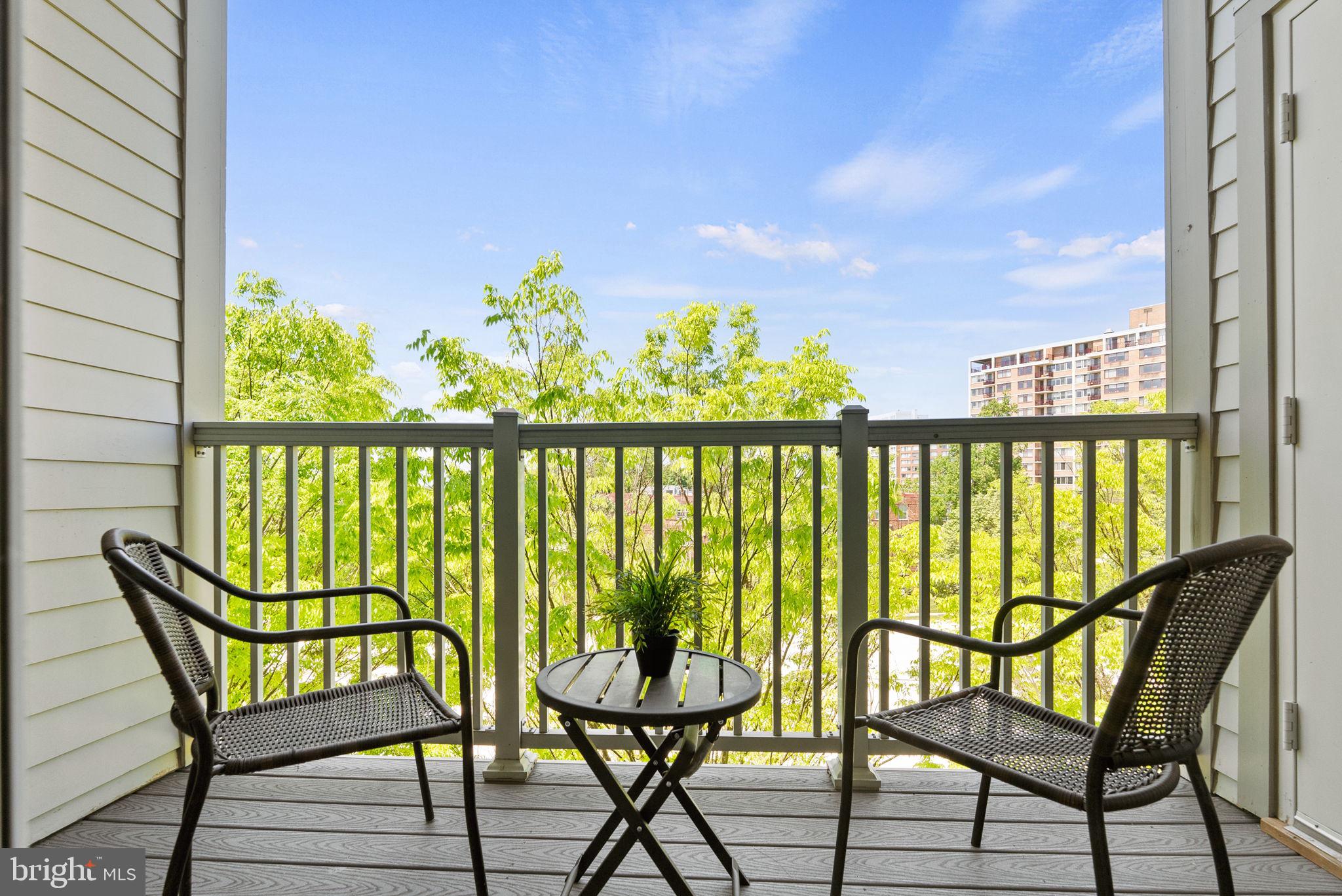 8045 Newell Street, Unit 316 Silver Spring, MD 20910 - Photo 14 of 43 Balcony