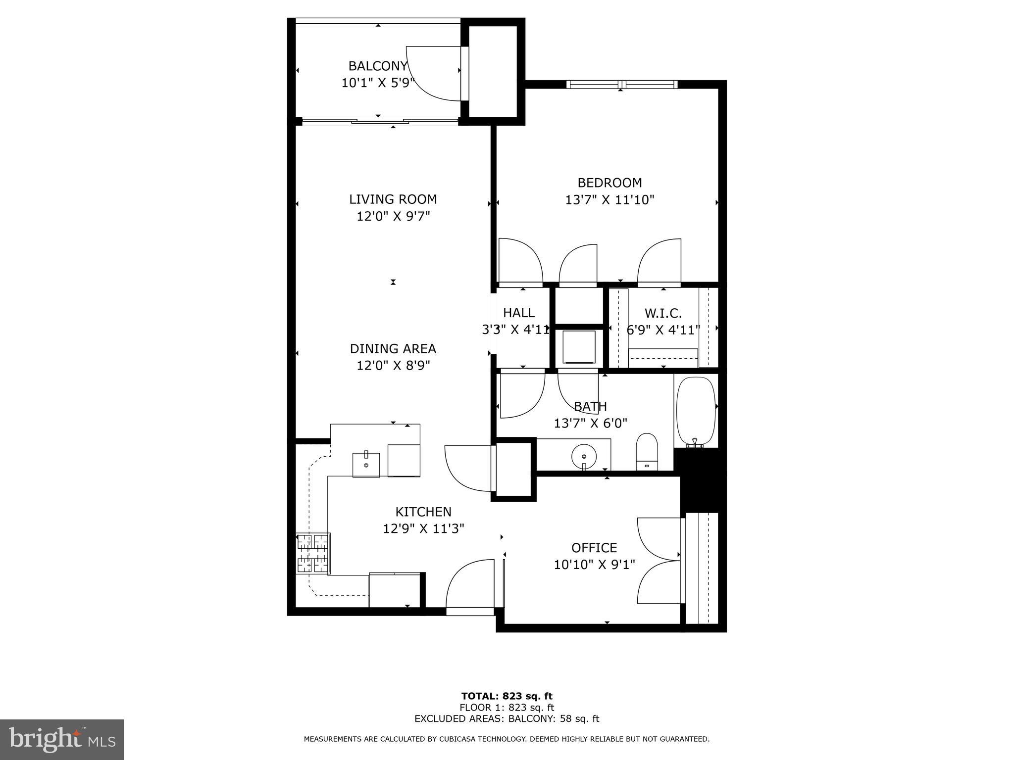 8045 Newell Street, Unit 316 Silver Spring, MD 20910 - Photo 43 of 43 Floor Plan