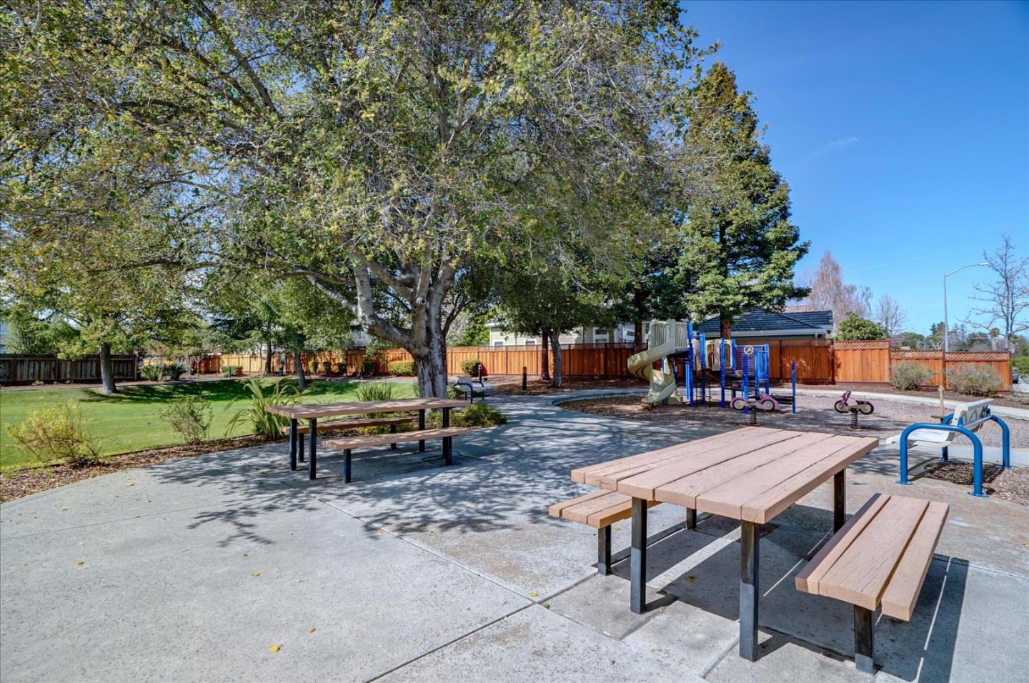 17686 Bentley Drive Morgan Hill, CA 95037 - Photo 27 of 30 a view of a tables and chairs in a patio