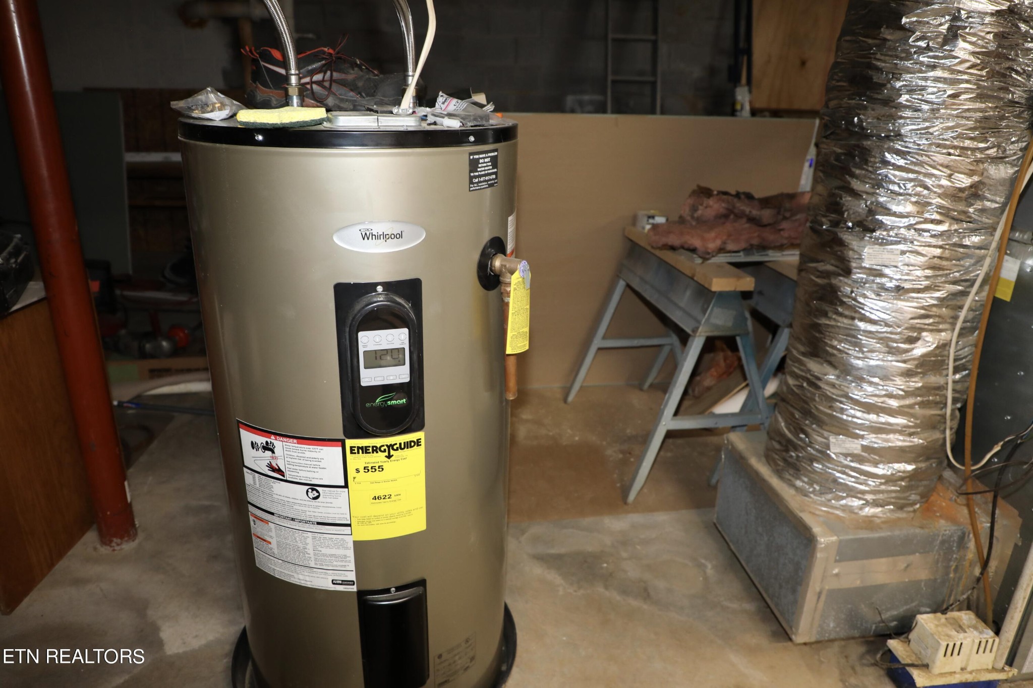 166 Donaldson Road Philadelphia, TN 37846 - Photo 35 of 42 a picture of water heater room