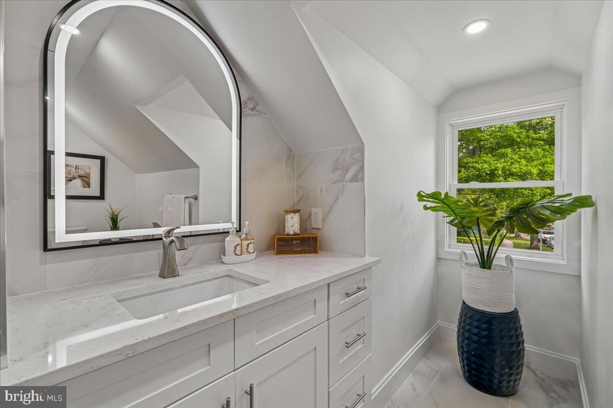 4000 Adams Drive Silver Spring, MD 20902 - Photo 12 of 21 Elegant bathroom with modern touches.