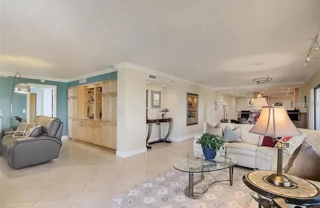 a view of balcony with furniture