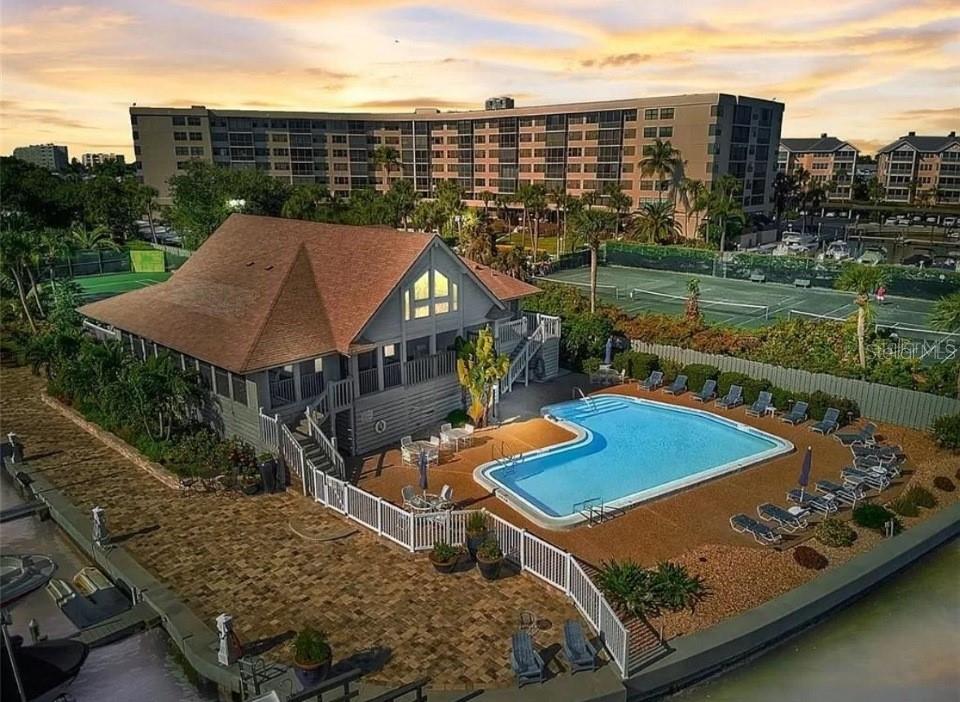 5911 Midnight Pass Road, Unit 601 Sarasota, FL 34242 - Photo 37 of 48 a view of a city from a balcony