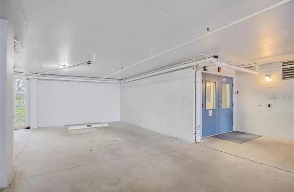 a view of city from a balcony