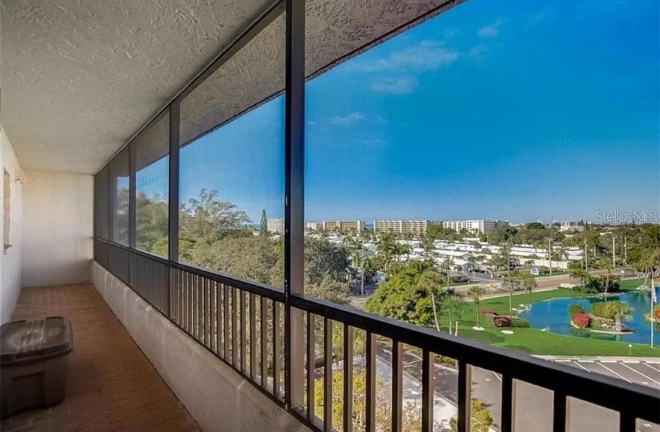 5911 Midnight Pass Road, Unit 601 Sarasota, FL 34242 - Photo 41 of 48 a view of city from a balcony