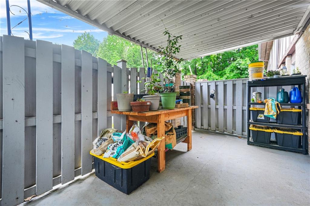 2952 North Dekalb Drive, Unit C Atlanta, GA 30340 - Photo 24 of 27 a view of outdoor space with deck and furniture