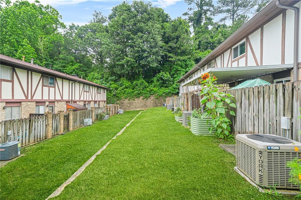 2952 North Dekalb Drive, Unit C Atlanta, GA 30340 - Photo 26 of 27 a view of backyard with deck and garden