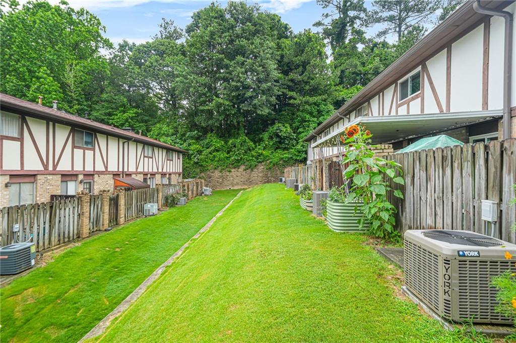 2952 North Dekalb Drive, Unit C Atlanta, GA 30340 - Photo 27 of 27 a view of backyard with deck and garden