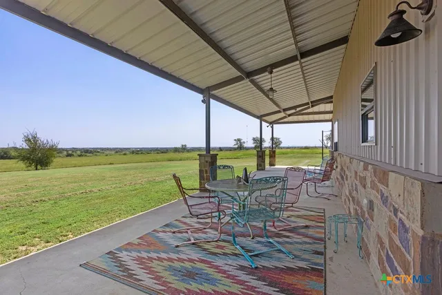 a view of an ocean and beach