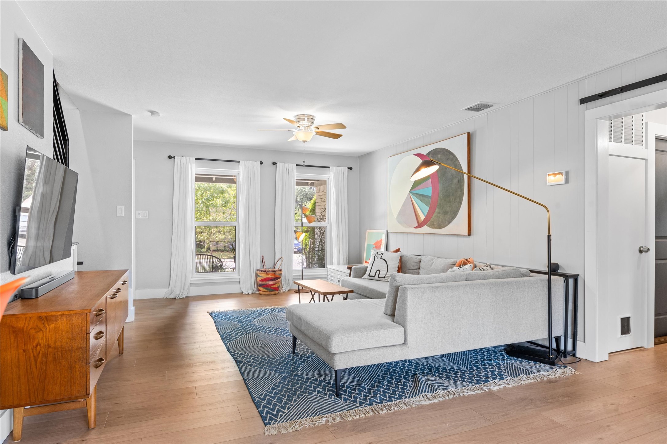 5901 Thames Drive Austin, TX 78723 - Photo 3 of 39 Bright and airy living area