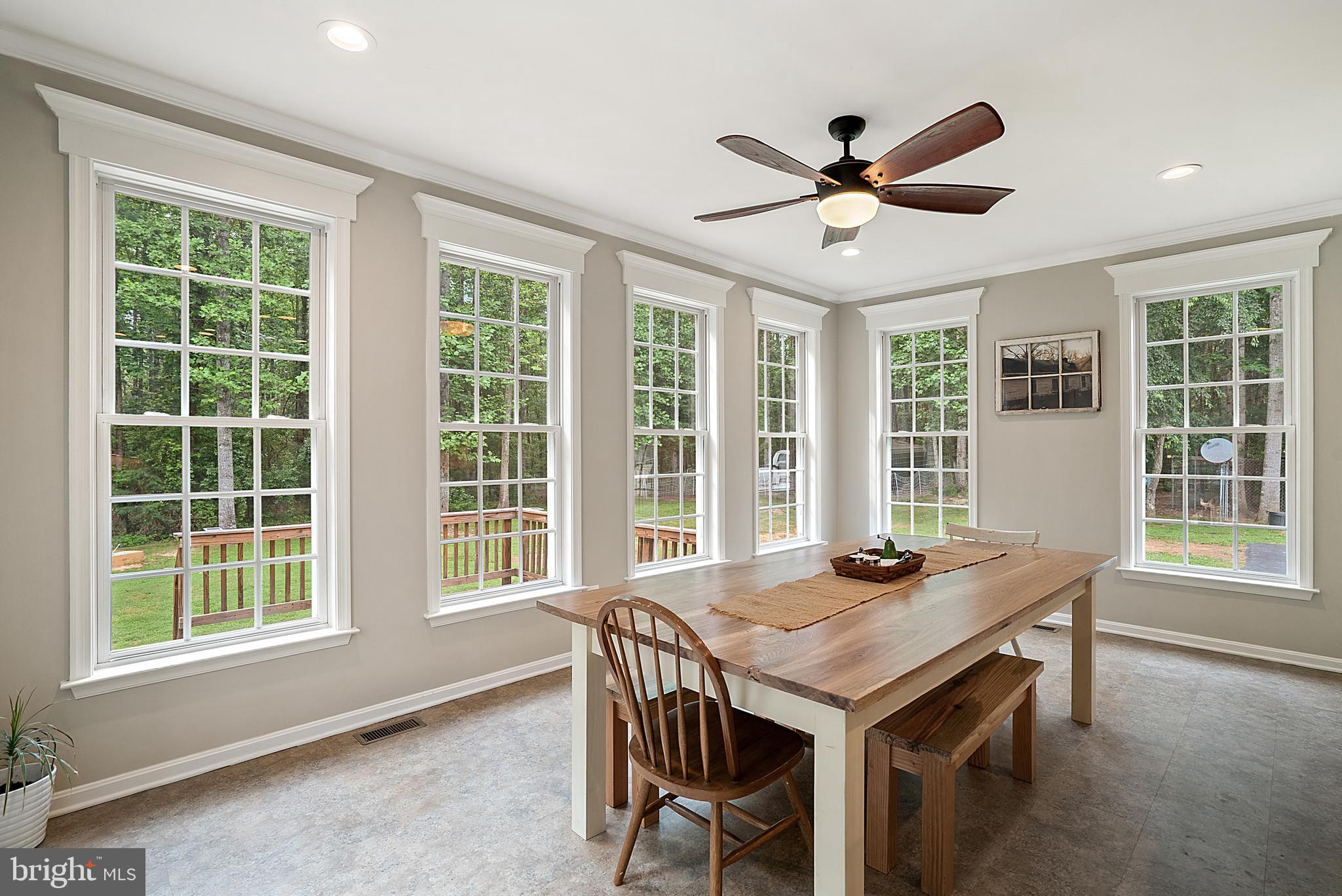 10086 Bear Ridge Rixeyville, VA 22737 - Photo 29 of 61 Sunroom with view of open and treed yard