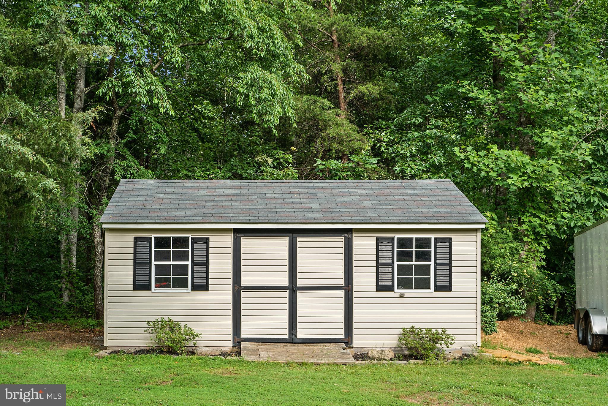 10086 Bear Ridge Rixeyville, VA 22737 - Photo 57 of 61 Large shed keeps all the tools out of the garage