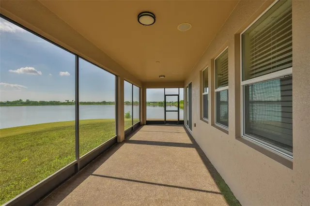 a view of a city and a lake view