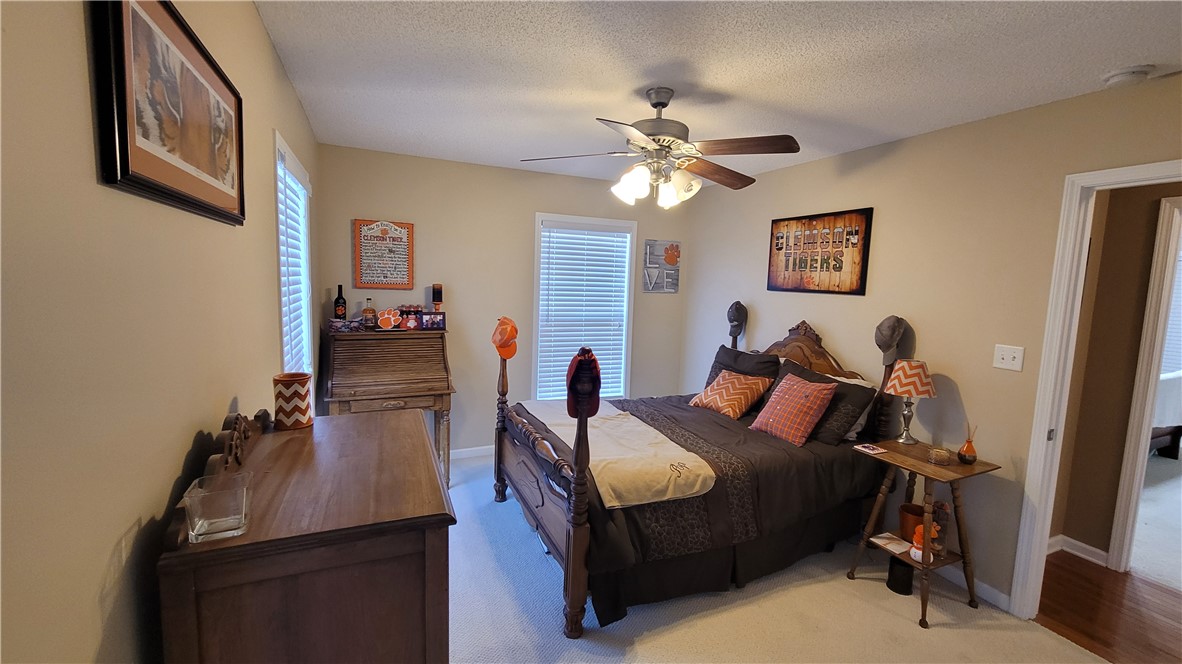 325 McAdams School Road Honea Path, SC 29654 - Photo 16 of 22 Comfortable bedroom with ample natural light and a practical ceiling fan for year-round comfort.