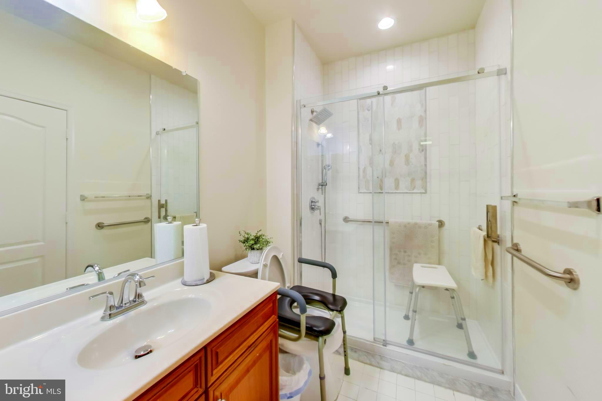 13218 Winding Trail Road Laurel, MD 20707 - Photo 25 of 46 bathroom 2 walk in shower main level