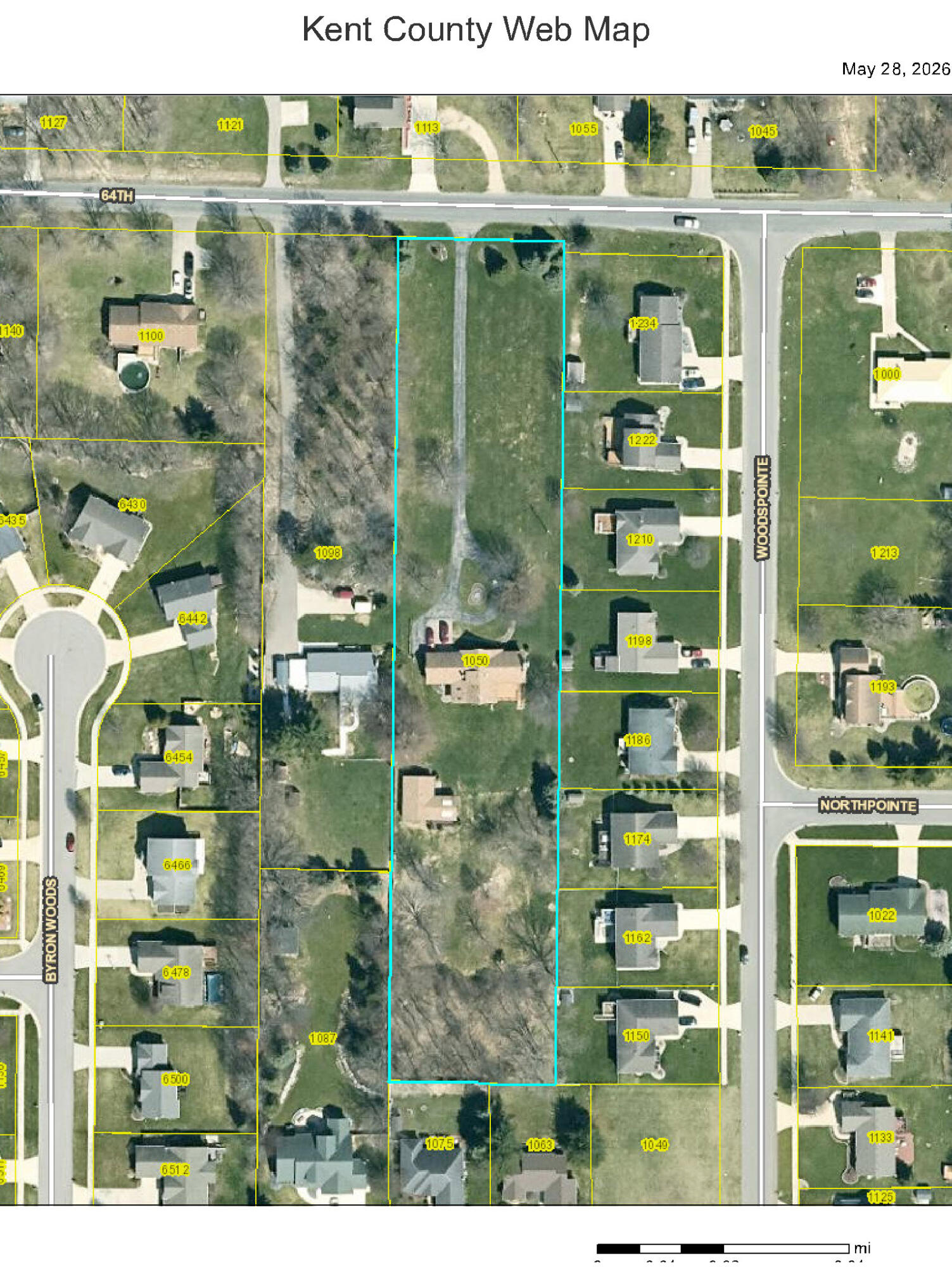 1050 64th Street Southwest Byron Center, MI 49315 - Photo 67 of 70 1050 64th St SW Plat Map