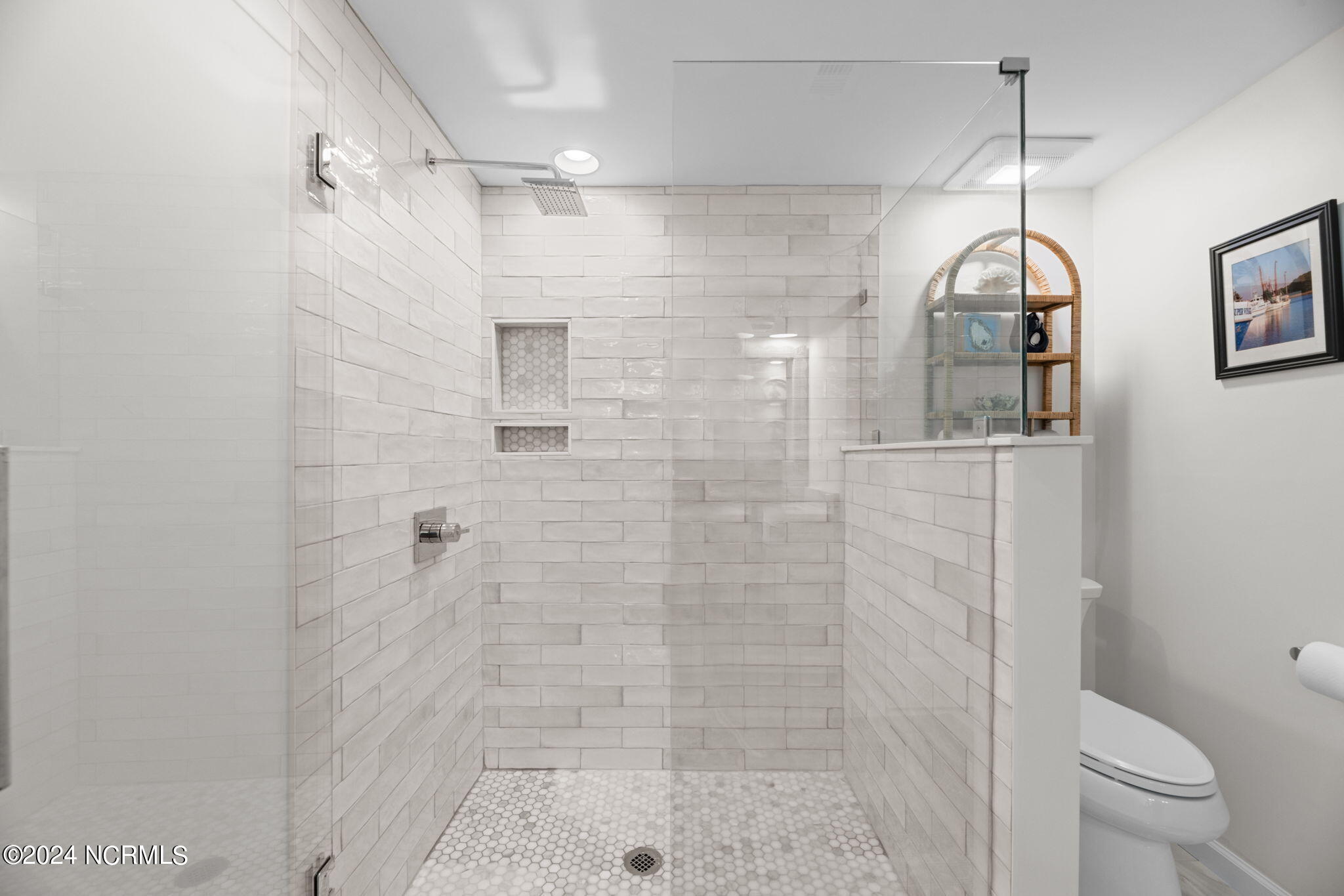 3772 Janiero Road Arapahoe, NC 28510 - Photo 22 of 54 downstairs bathroom with newly tiled shower