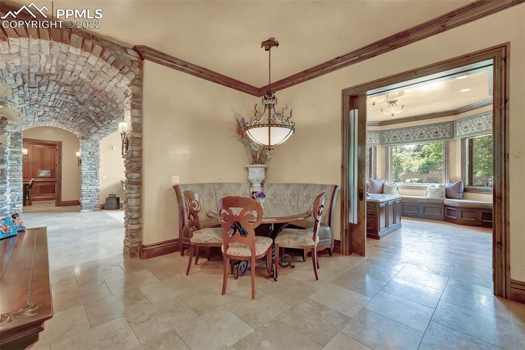 4 3rd Street Colorado Springs, CO 80906 - Photo 11 of 50 a view of a dining room with furniture window and outside view