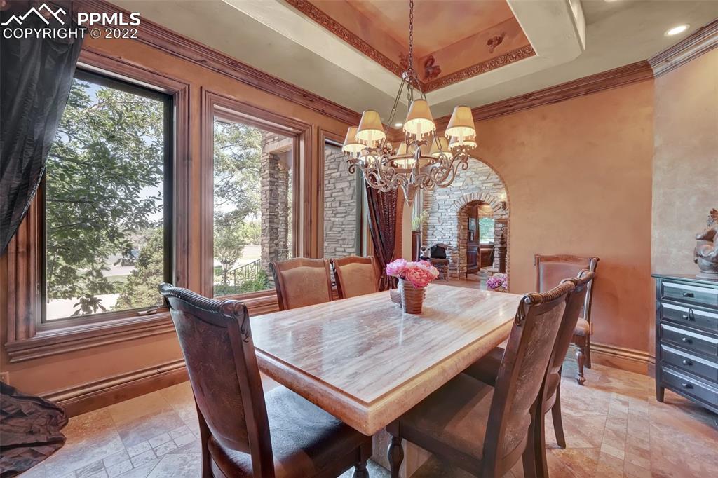 4 3rd Street Colorado Springs, CO 80906 - Photo 18 of 50 a view of a dining room with furniture window and outside view