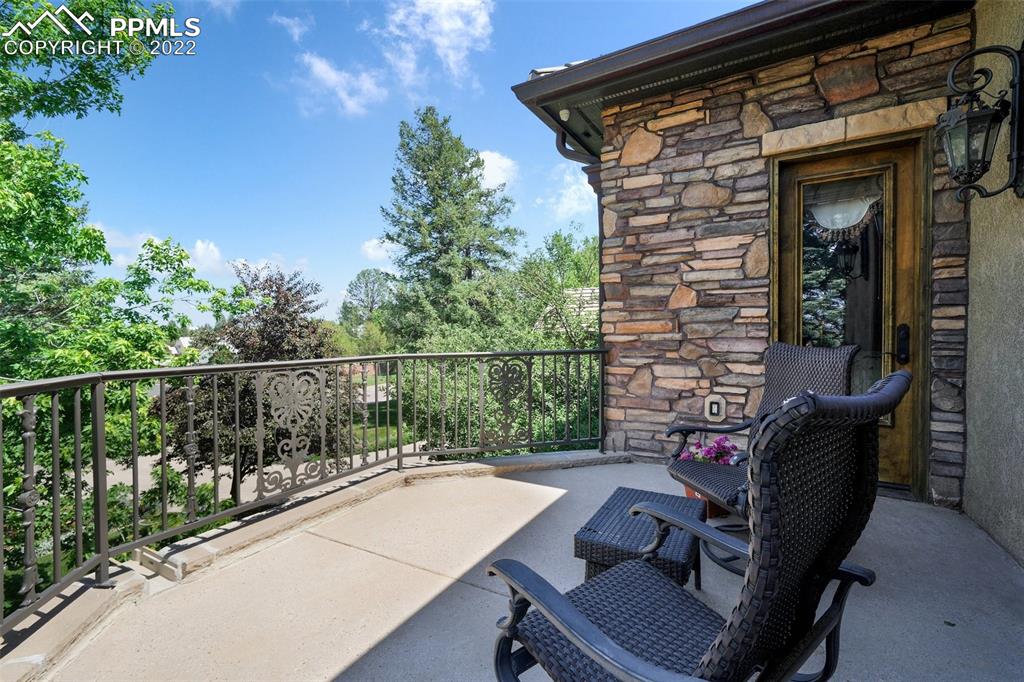 4 3rd Street Colorado Springs, CO 80906 - Photo 41 of 50 a view of a balcony with chairs